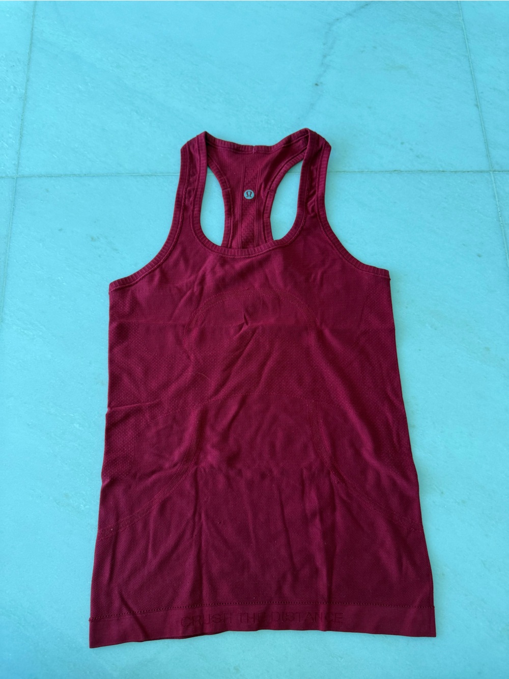 Lululemon red workout top